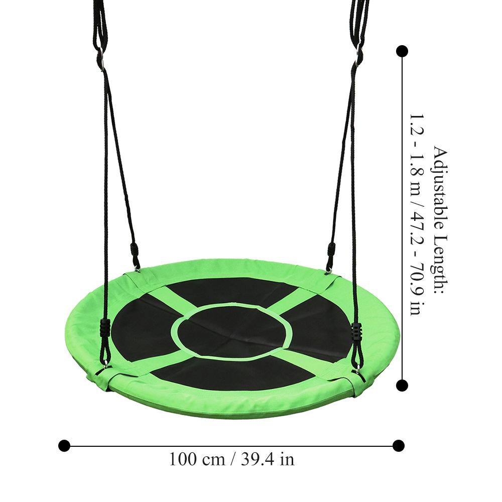Ghế Xích Đu Treo Khung Thép Bềncao Chống Thấm Nước 39.4 Feet
