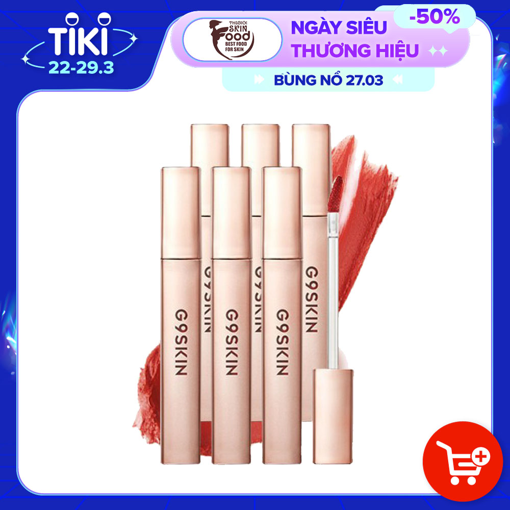 Son kem lì, siêu mịn mượt, lên màu chuẩn Hàn Quốc G9Skin First V-Fit Velvet Tint 3.5g