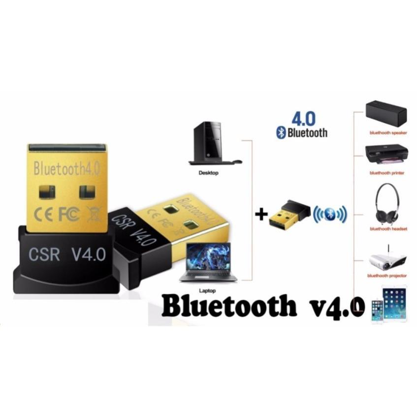 USB Bluetooth 4.0 dành cho máy tính, laptop mẫu mới nhất 2021 không cần cài đặt