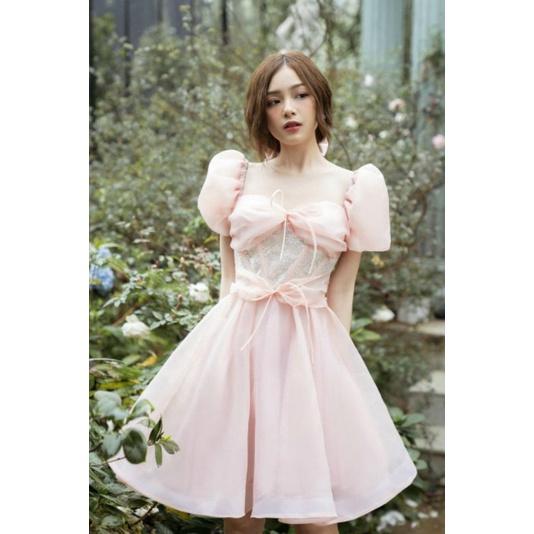 ĐẦM LỤA XOÈ TAY PHỒNG CÔNG CHÚA