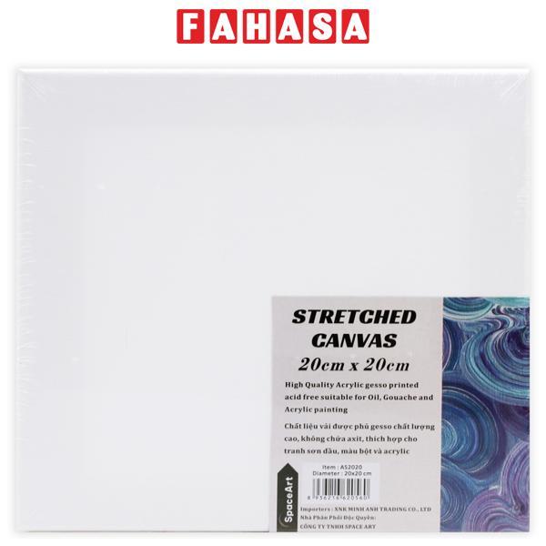 Khung Tranh Canvas Vải Bố 20 x 20 cm - Space Art AS2020