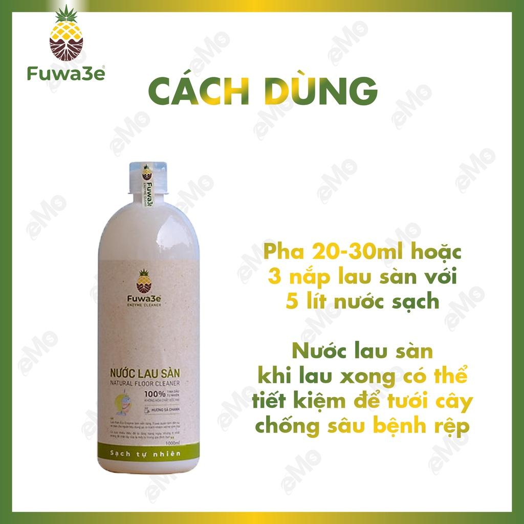 Nước lau sàn Fuwa3E hương sả chanh chai 100ml