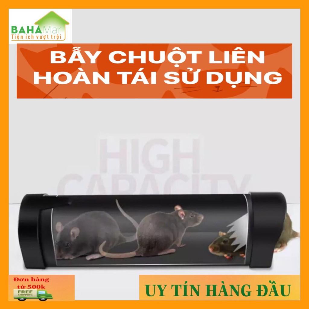 BẪY CHUỘT LIÊN HOÀN TÁI SỬ DỤNG Có thể bắt được nhiều chuột cùng một lúc, an toàn với thú cưng và trẻ em.