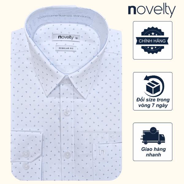 ÁO SƠ MI NAM DÀI TAY NOVELTY REGULAR FIT RECYCLED - 240628D