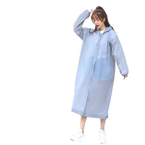 Áo mưa EVA dày thoáng khí có thể tái sử dụng thời trang