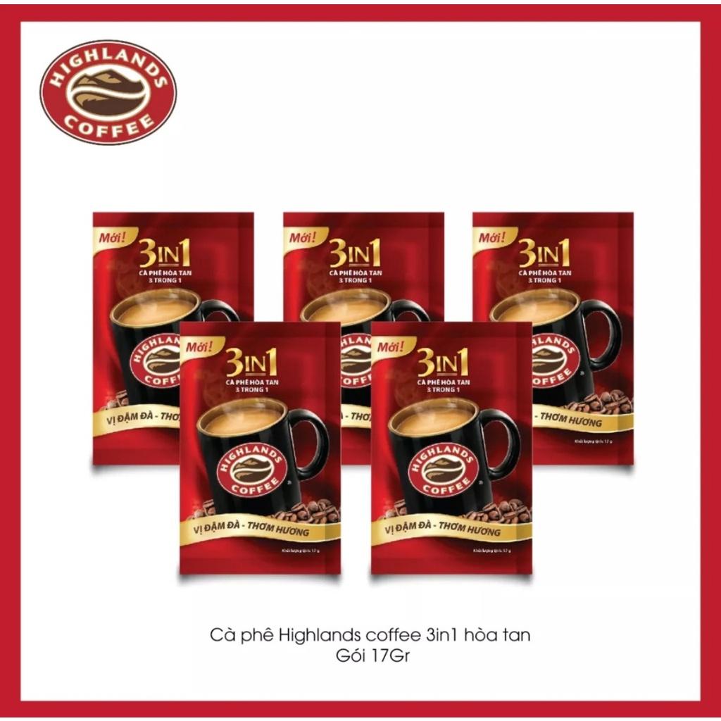 Combo 2 hộp Cà phê hòa tan 3in1 Highlands Coffee 20 gói - 17g