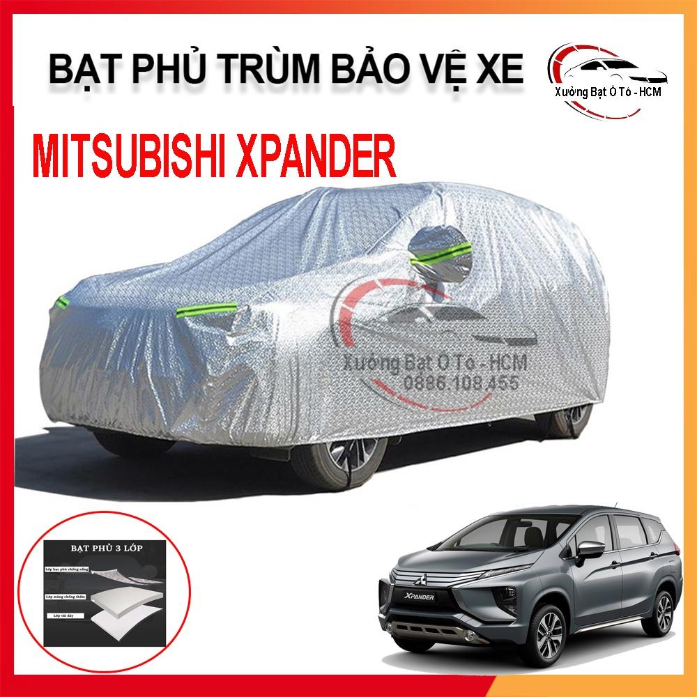 Bạt Phủ Xe Ô Tô 3 Lớp Tráng Nhôm Cao Cấp, Áo Trùm Bảo Vệ Xe MITSUBISHI XPANDER