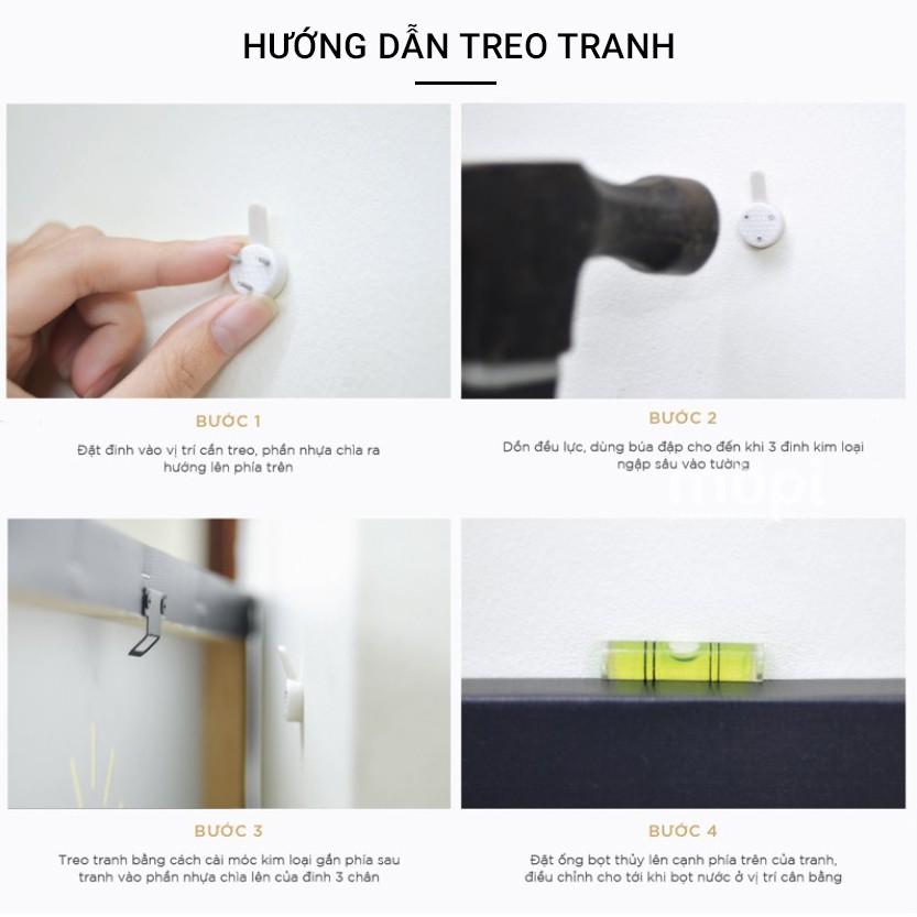 Tranh vải canvas treo tường trang trí - Tác phẩm hoa hồng bạc