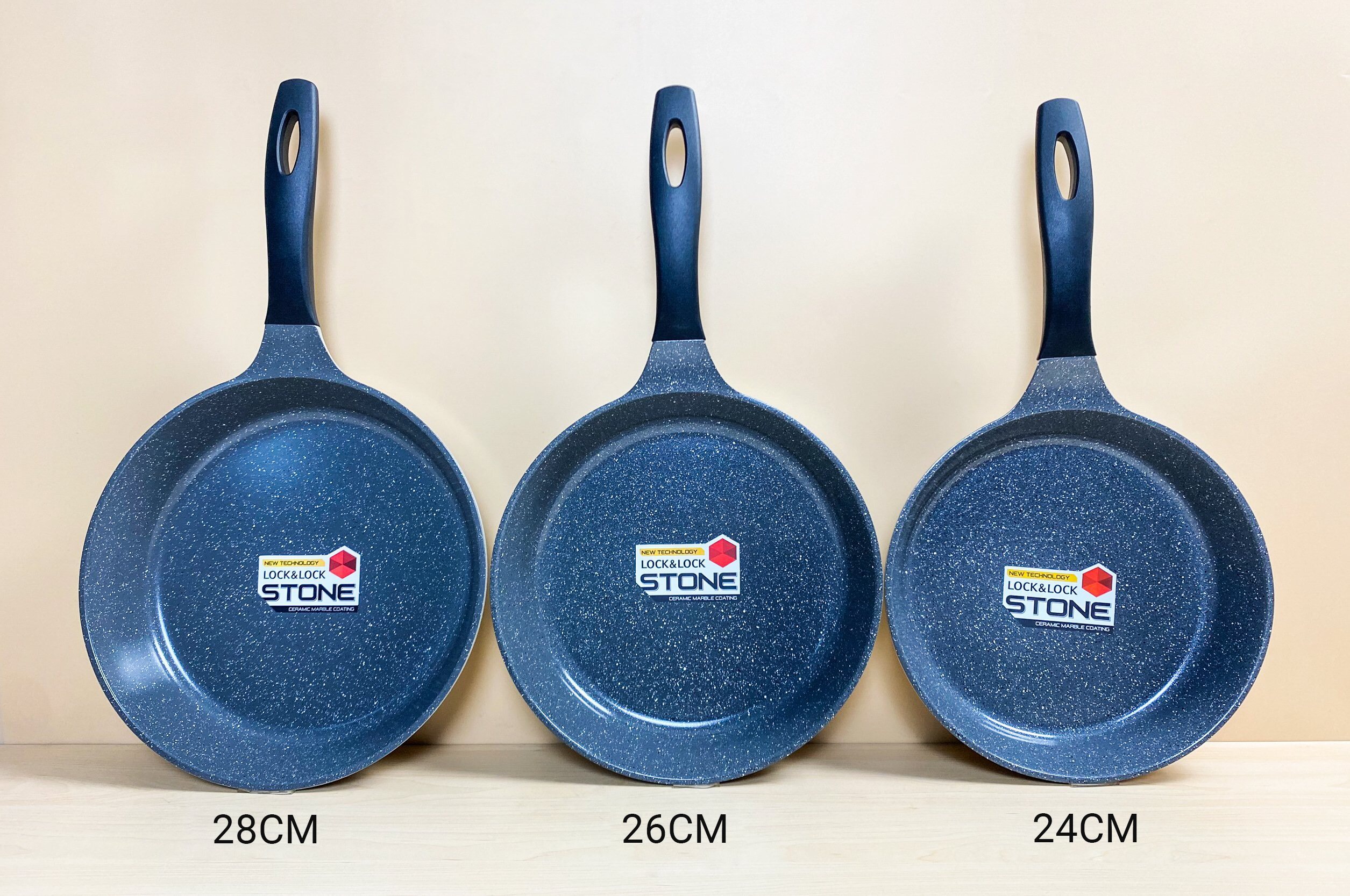 Chảo Đá Stone 7 Lớp Cao Cấp 28cm LCA6283D