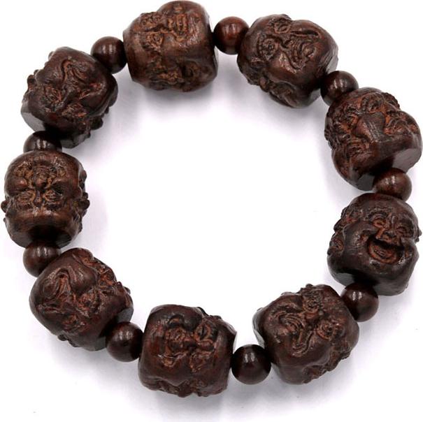 Vòng tay chuỗi hạt Phật Di lặc thần mộc