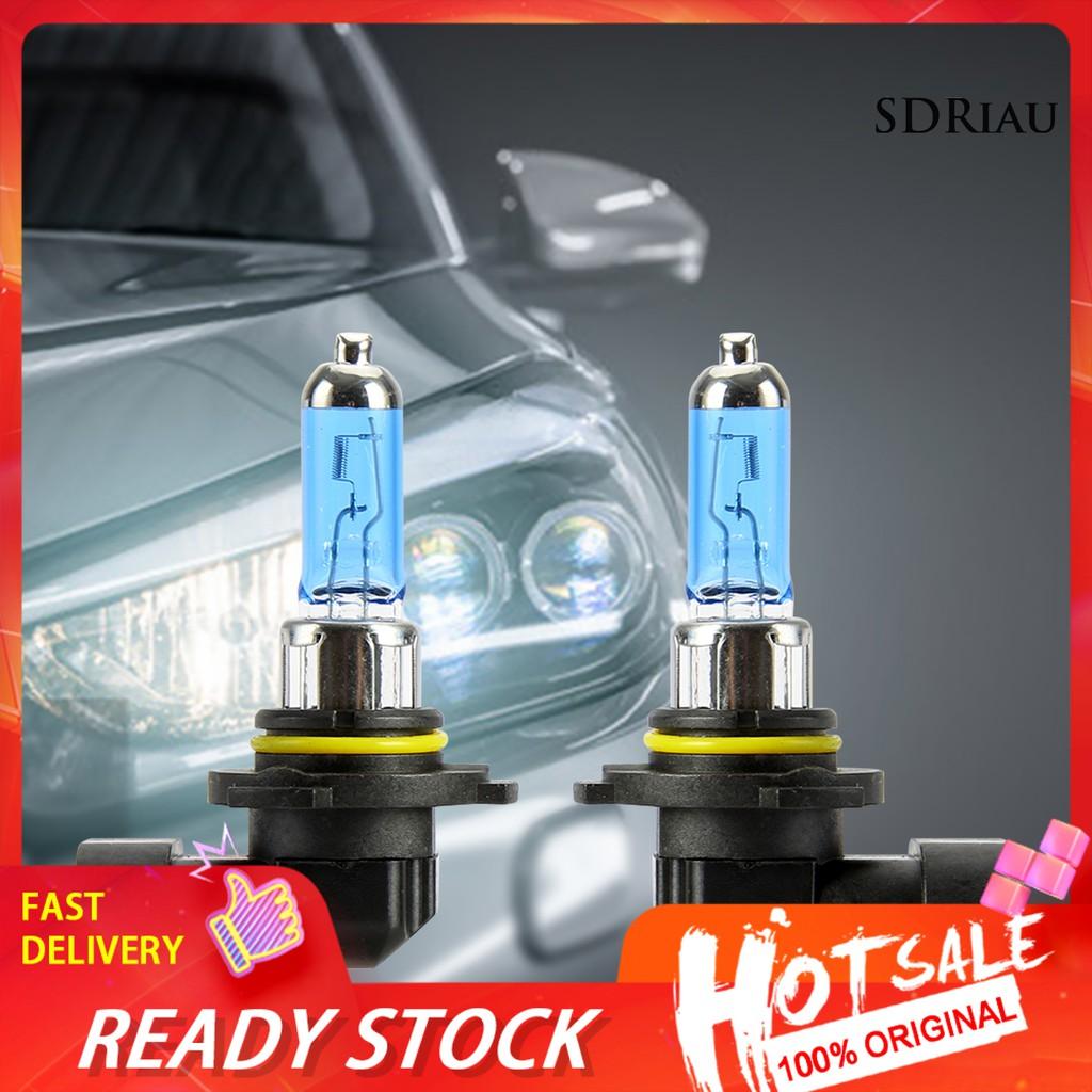 Set 2 Bóng Đèn Sương Mù Halogen 9005 12v 100w 4300k Ánh Sáng Trắng Cho Xe Hơi