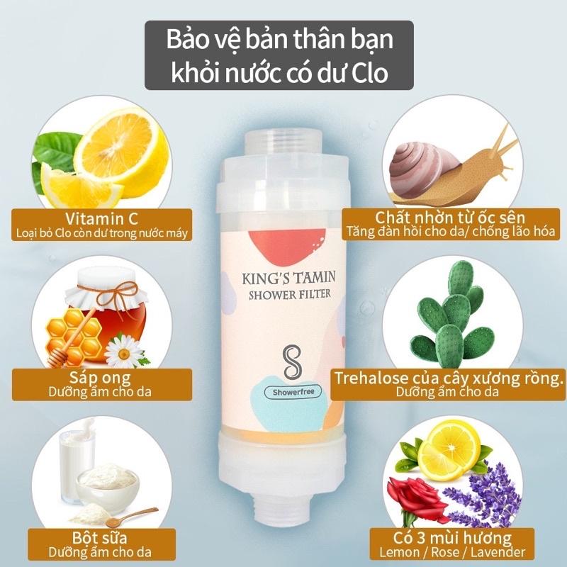 LÕI LỌC NƯỚC VÒI SEN KẾT HỢP TINH CHẤT DƯỠNG DA, LÕI LỌC VÒI SEN