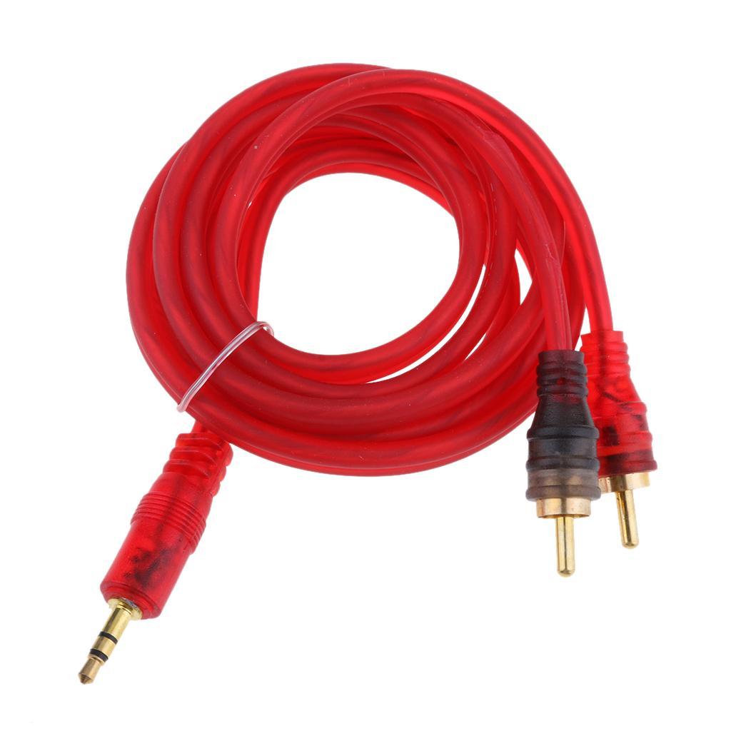 RCA Cable 3.5mm Male to 2-Male RCA Cable Splitter Audio RCA Male Cable