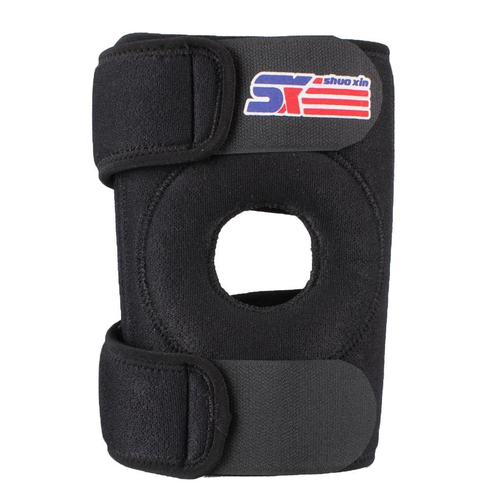 2 Pieces Adjustable Sports knee Brace Pair Knee Support Sleeve Wrap Pads for Running,Basketball