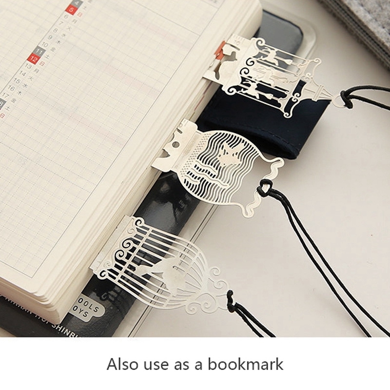 Set Bookmark kim loại có thể vẽ trang trí