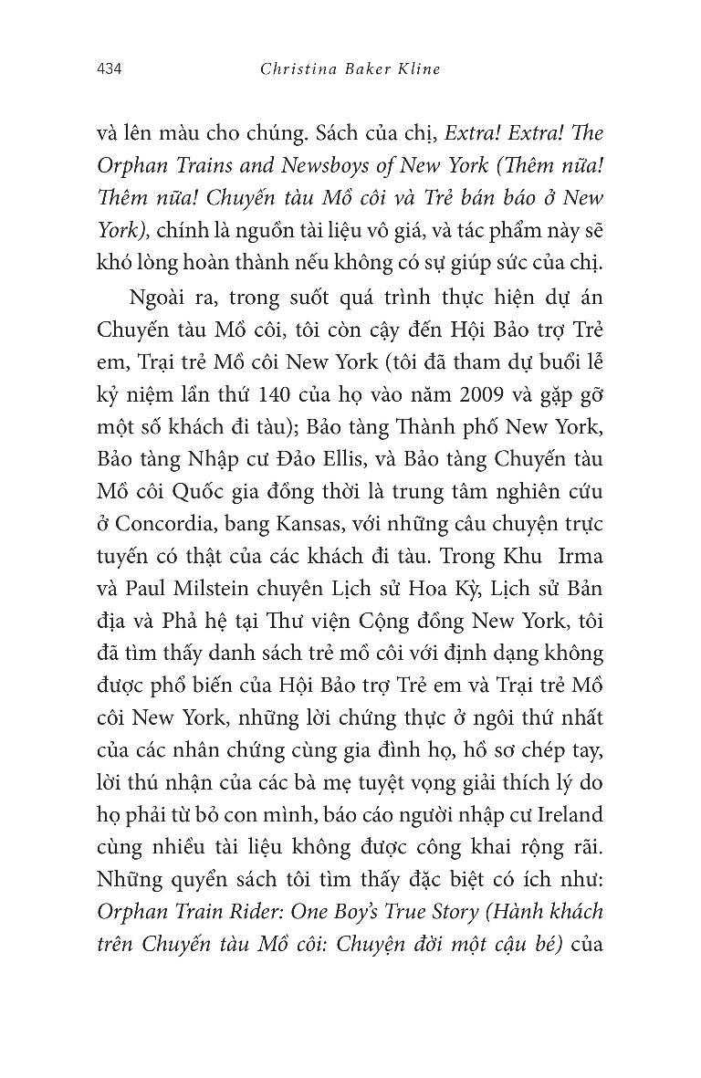 Chuyến Tàu Mồ Côi
