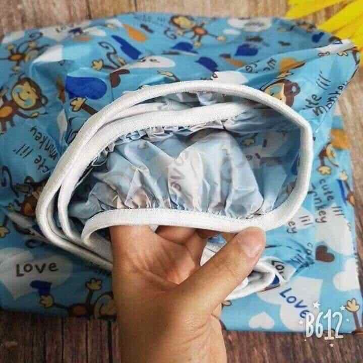 GA CHỐNG THẤM HOA VÂN DRAP CHỐNG NƯỚC CAO CẤP 1m8 2m - giao mầu ngẫu nhiên
