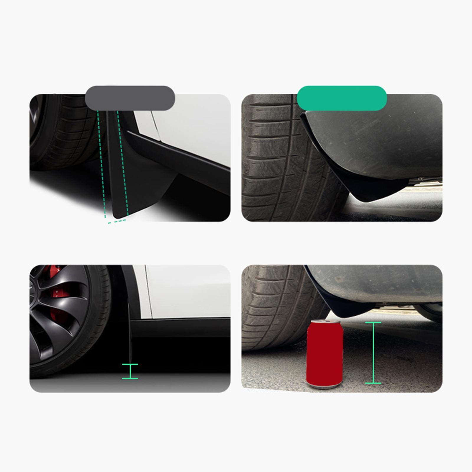 Car Mud Flaps  Guards Sediment Protection Replace Parts Mudguard Tire Protector for Model  Installation