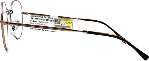 Mắt kính Rayban RB3582V 3035 đỏ