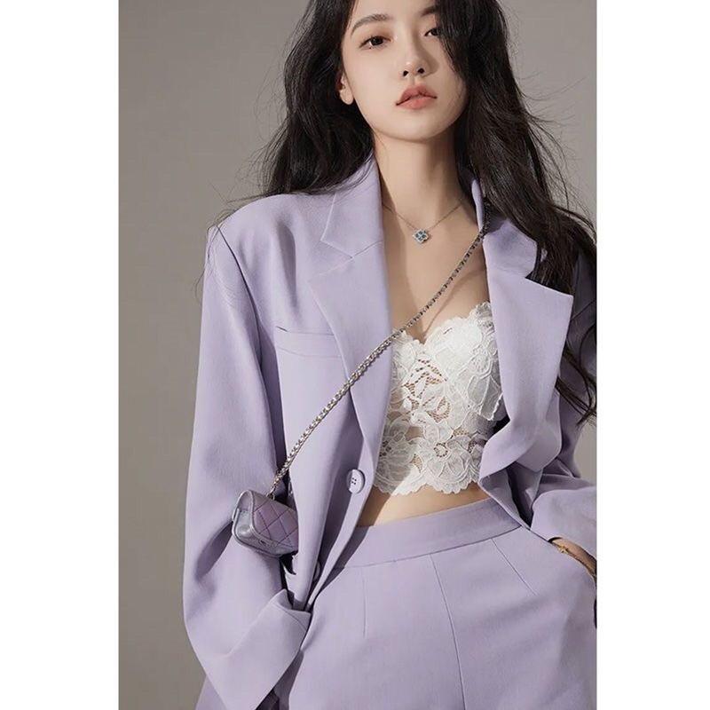 Set đồ Áo Blazer nữ + quần sọoc phong các hàn quốc mẫu mới chất đẹp mã SZ01