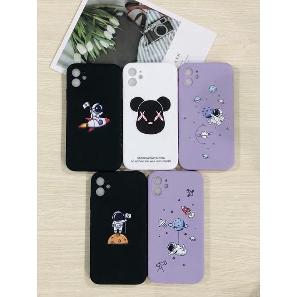 Ốp TPU Dẻo Viền Vuông In Hình CUTE Dành Cho i p h one 11PROMAX/12/12PRO/12PROMAX