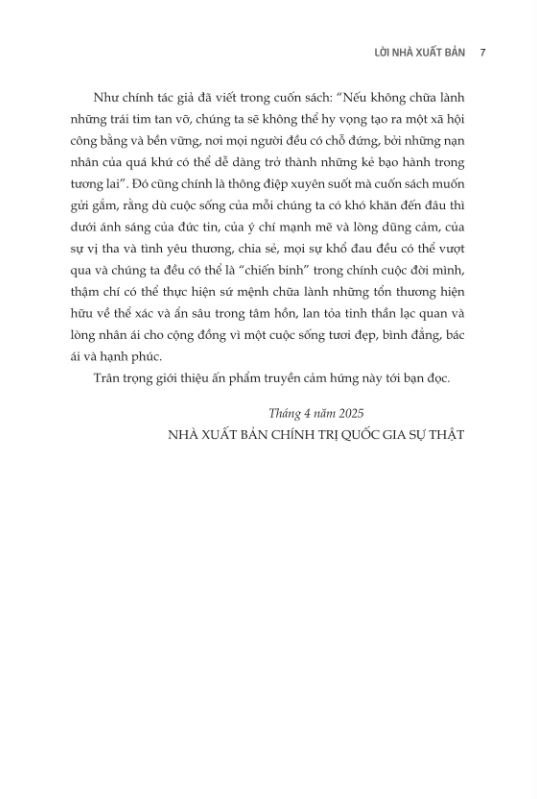 Sách - Cứu Chuộc Quá Khứ - Hành Trình Từ Chiến Binh Tự Do Đến Người Chữa Lành