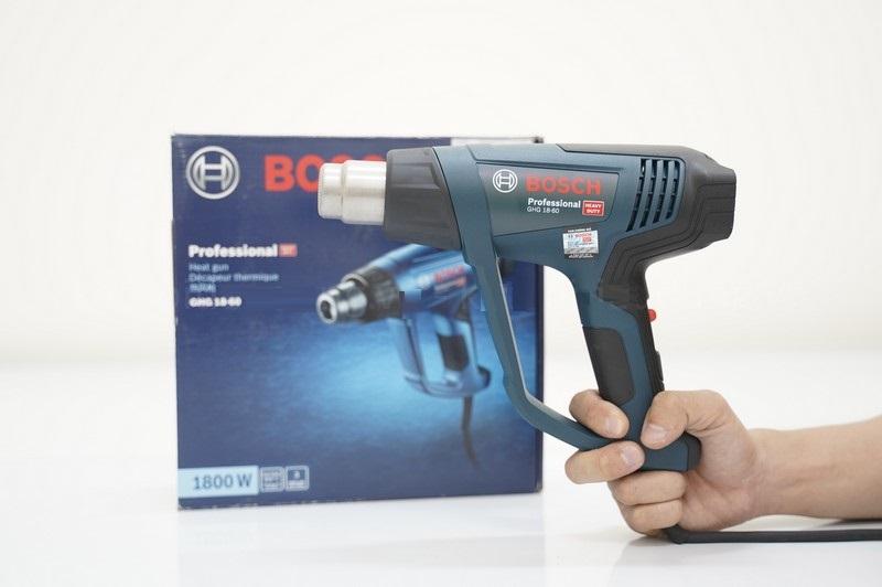 MÁY THỔI HƠI NÓNG 1800W (50 – 600 °C) BOSCH GHG 18-60 - HÀNG CHÍNH HÃNG