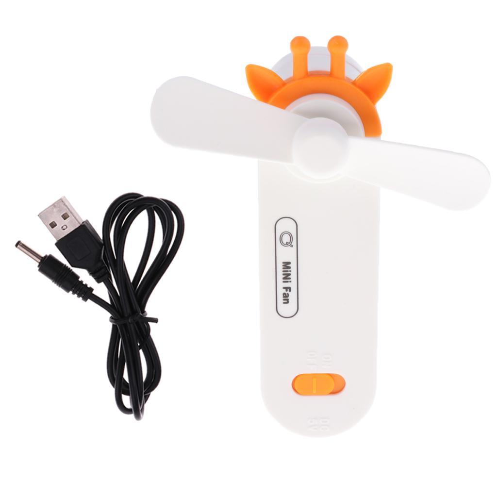 Travel Handheld Mini Portable Fan Mute USB Summer Cooling Fan