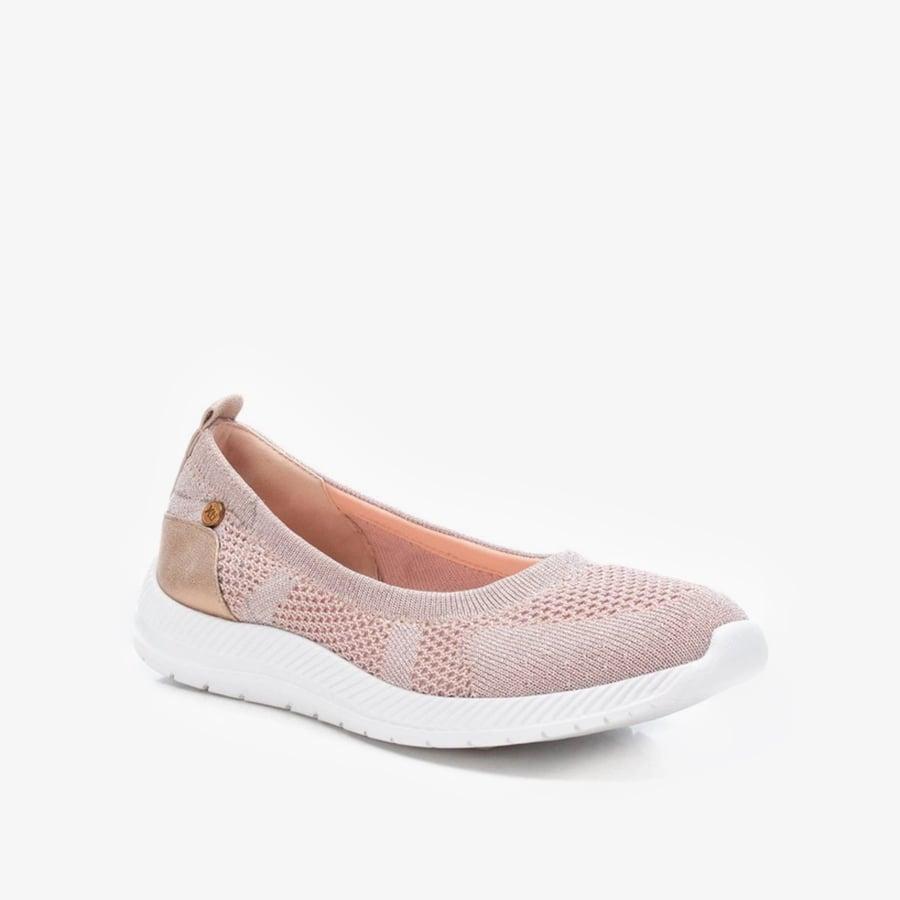 Giày Búp Bê Nữ XTI Nude Textile Ladies Shoes