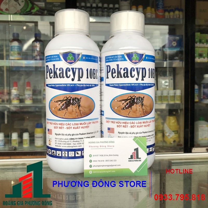 Thuốc diệt muỗi và côn trùng Pekacyp 10 EC