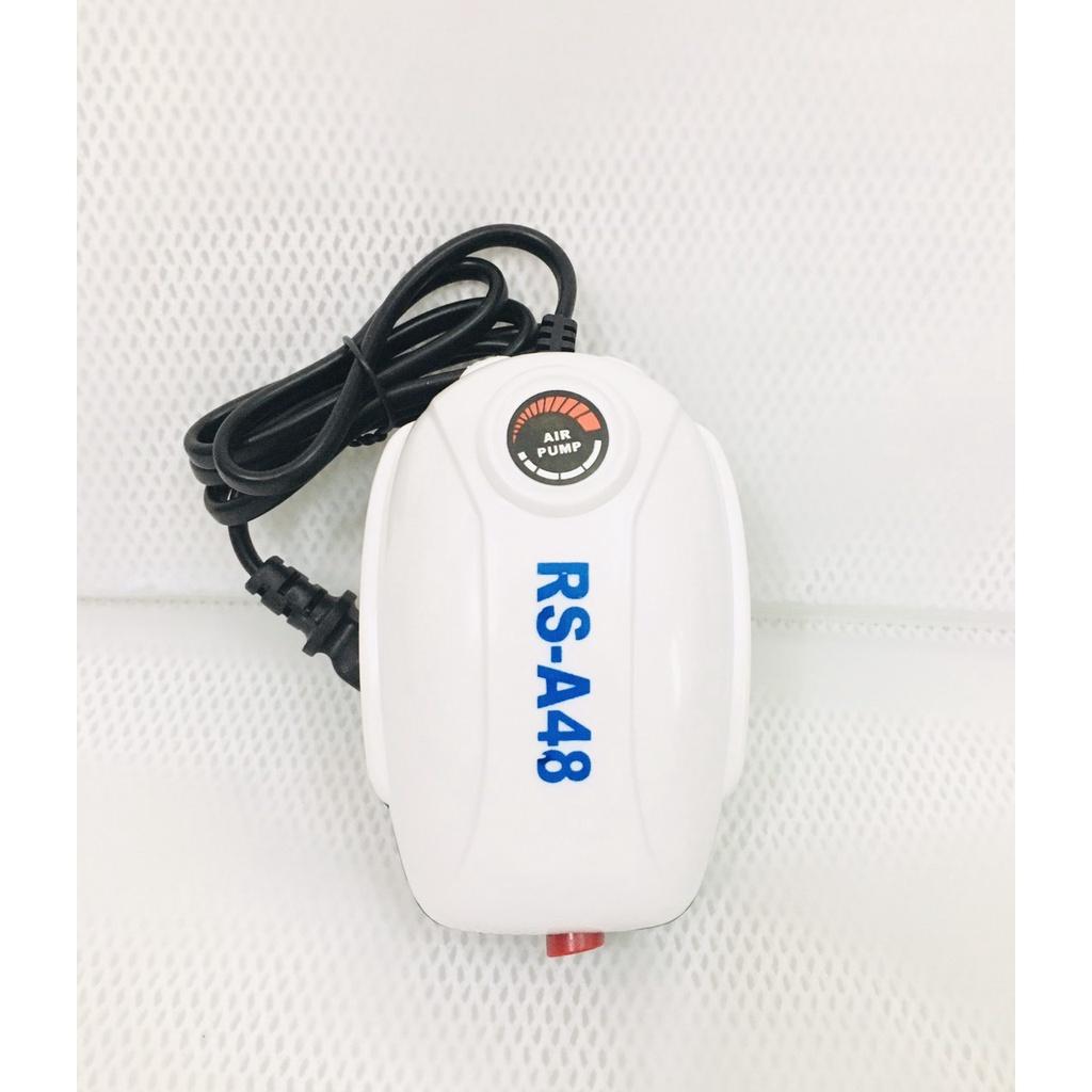 Combo Máy sủi oxy 1 vòi RS A48 + máy bơm lọc nước hồ cá RS 705