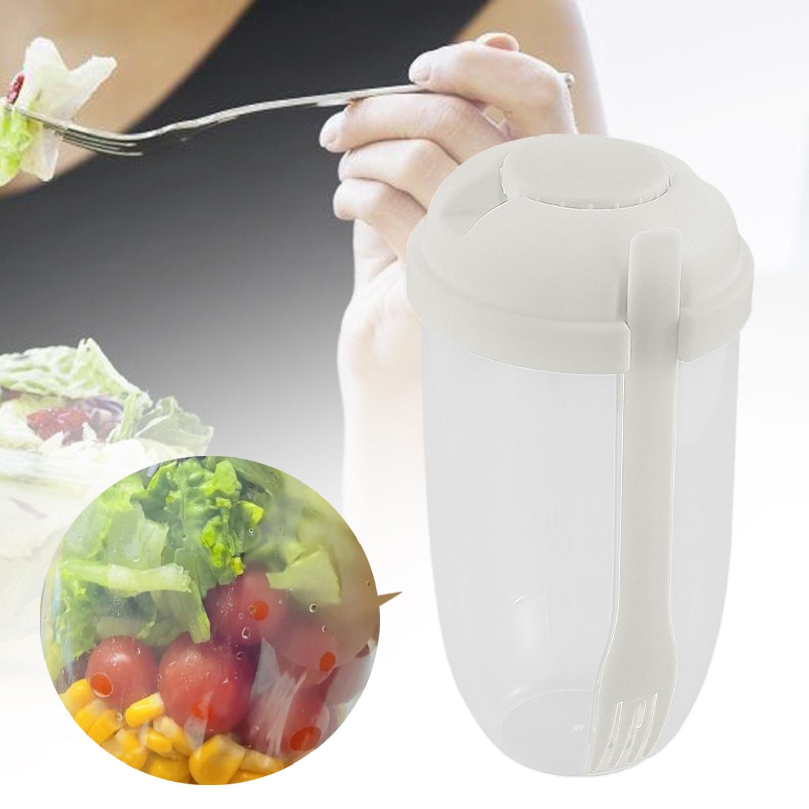 Salad Cup Food Lunch Case Water Bottle for Hiking Picnic Camping