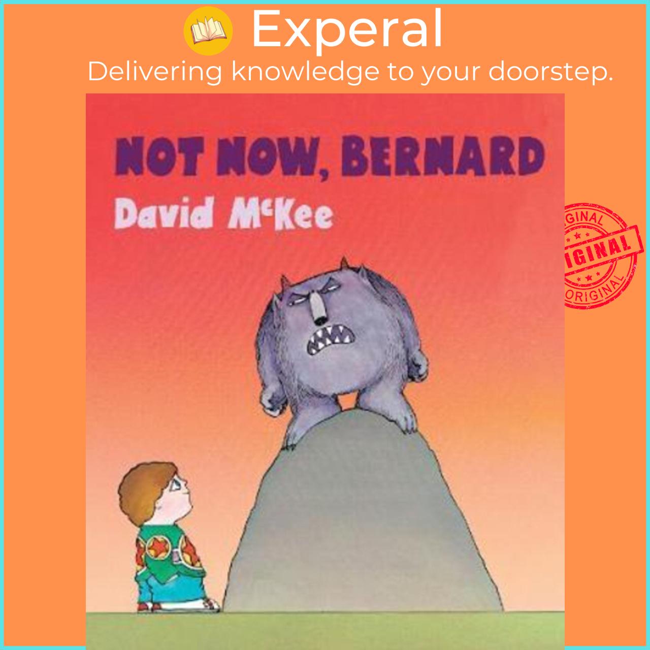 Sách - Not Now, Bernard : Board Book by David McKee