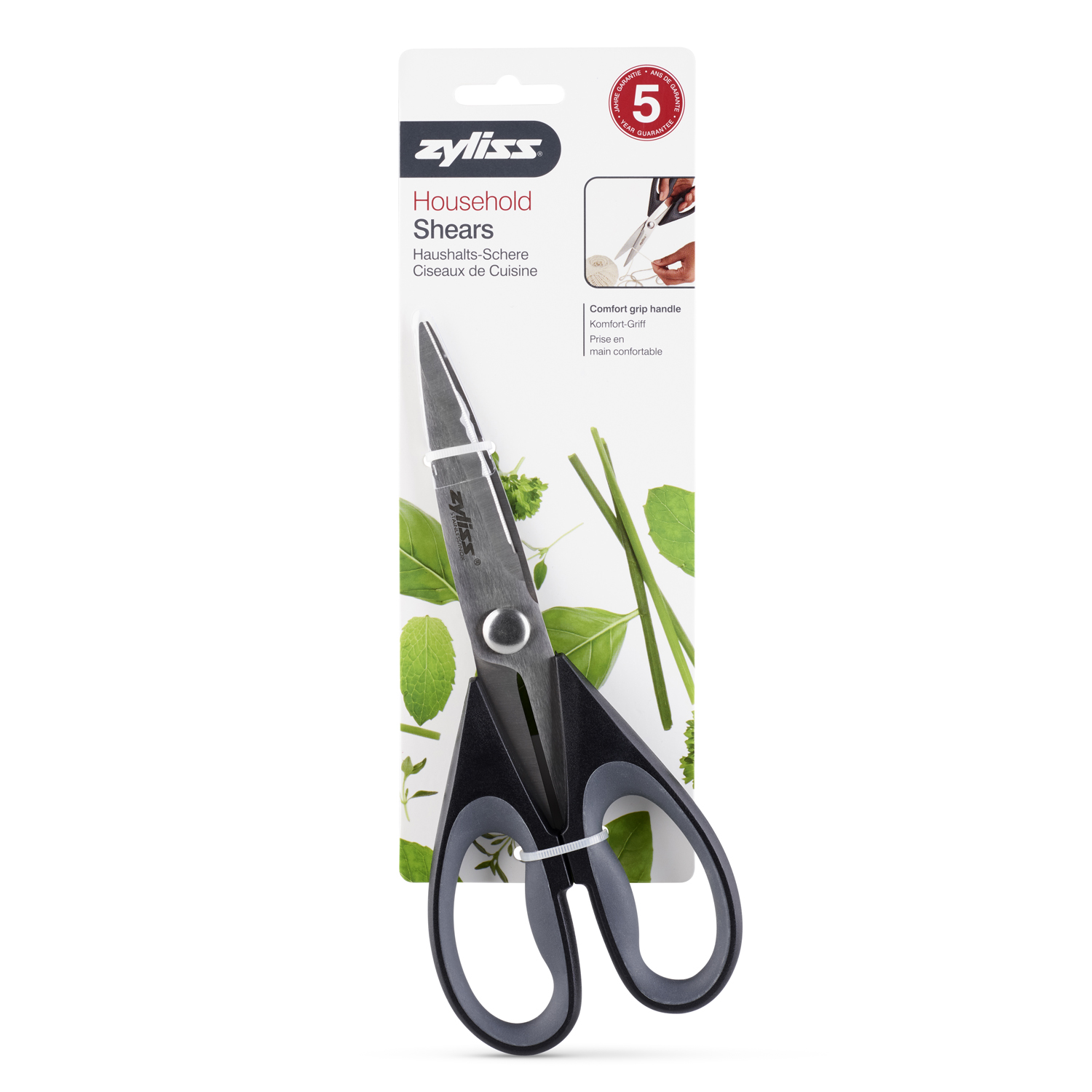 Kéo cắt Zyliss Household Shears Black - E910026