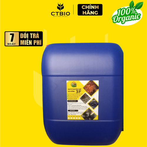 ĐẠM CÁ NGUYÊN CHẤT GIÁ XƯỞNG  3F  – RAU SẠCH, TRÁI NGỌT, XANH LÁ MẤP THÂN, BÊN CÂY, TỐT ĐẤT.