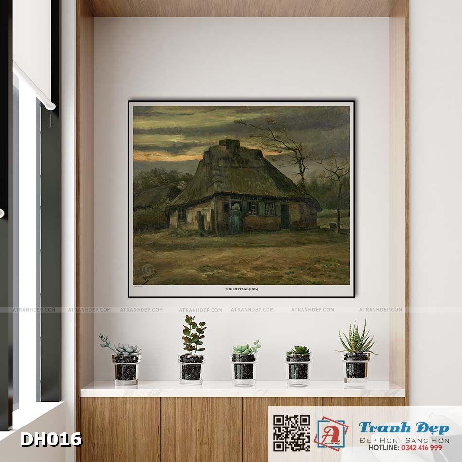 Tranh canvas - The Cottage (1885) - Vincent van Gogh - DH016