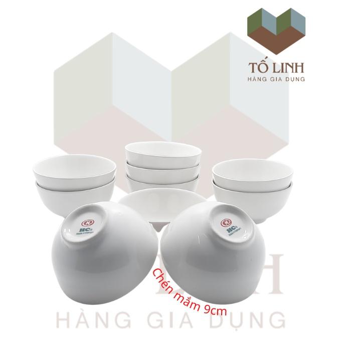 Combo 10 chén mắm sứ trắng,Set 10 Chén Mắm Sứ Trắng