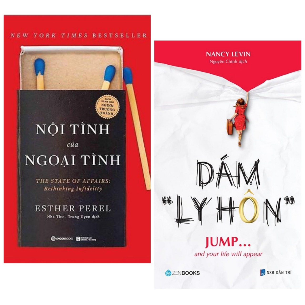 Combo Tư Duy - Kỹ Năng Sống : Nội Tình Và Ngoại Tình + Dám " Ly Hôn "