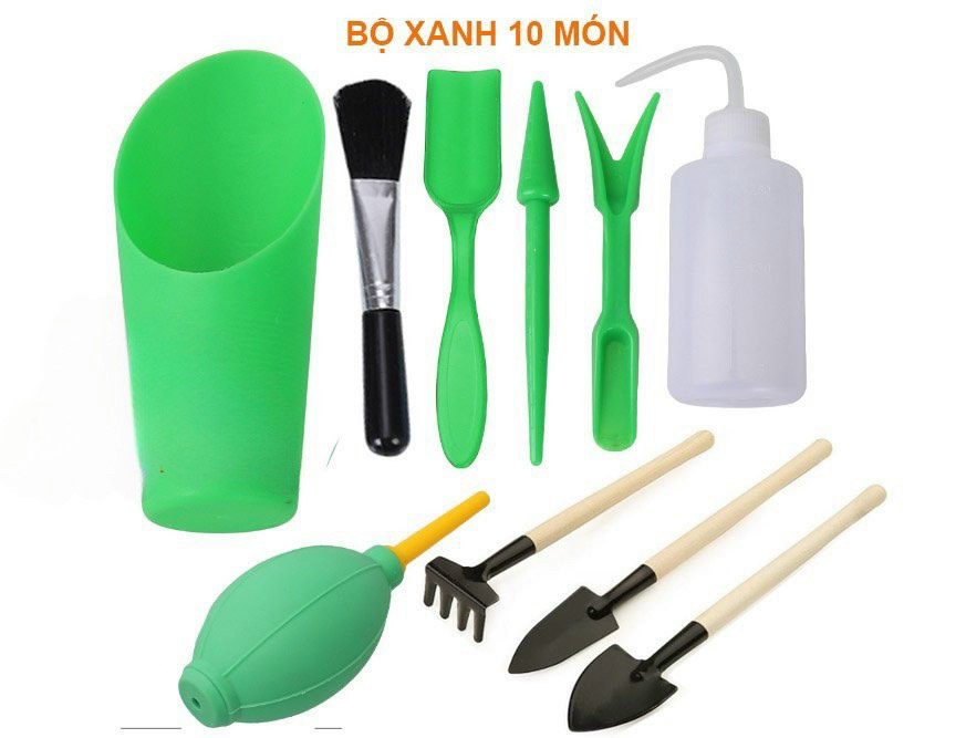 Combo 10 món dụng cụ trồng sen đá, xương rồng