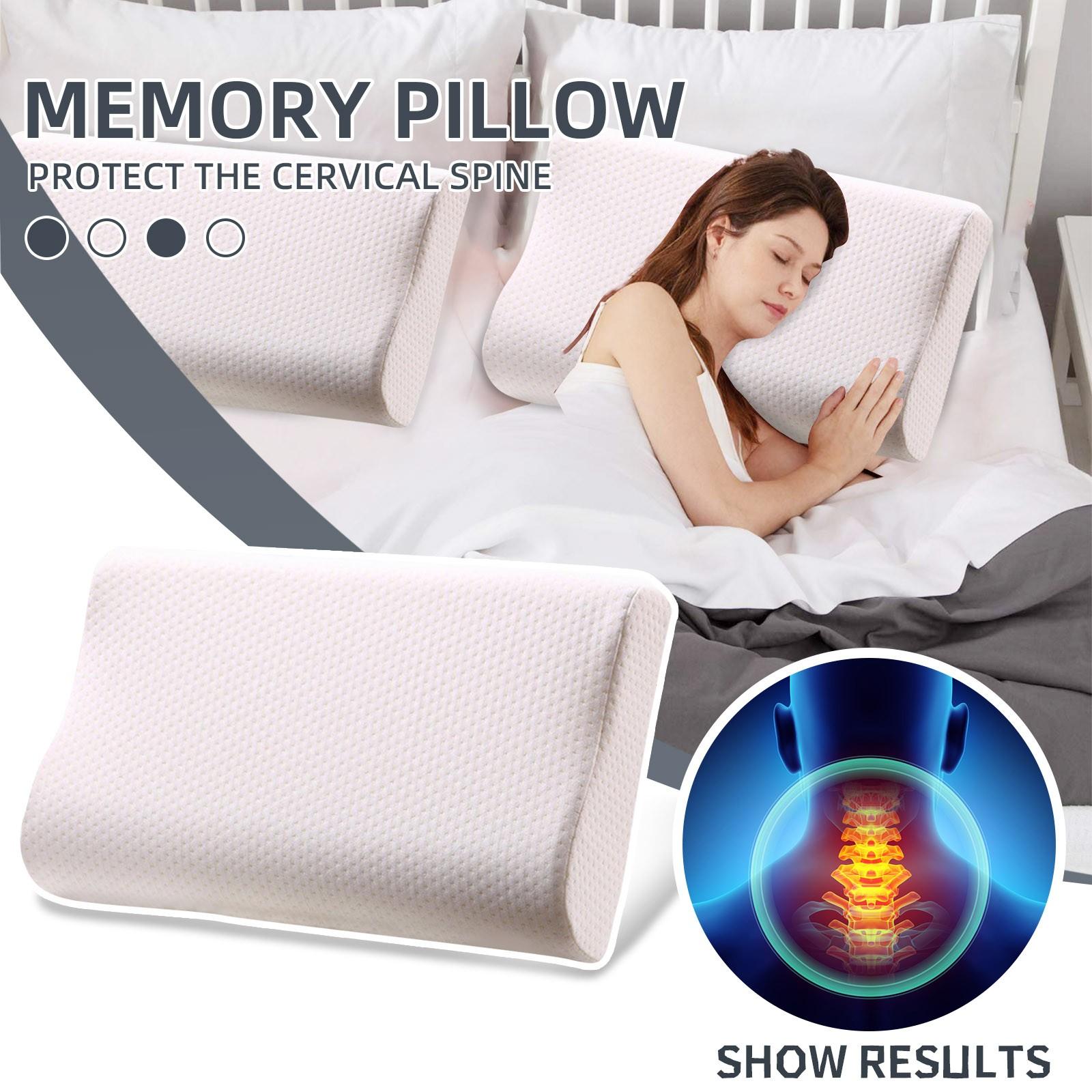 Chỉnh Hình Mút Gối Đàn Hồi Chậm Mềm Nhớ Slepping Gối Thư Giãn Cổ Tử Cung Cho Người Lớn Дакимакура