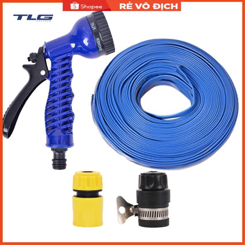 Bộ dây tăng áp 3 lần vòi xịt nước rửa xe, tưới cây loại 3-5m  206843