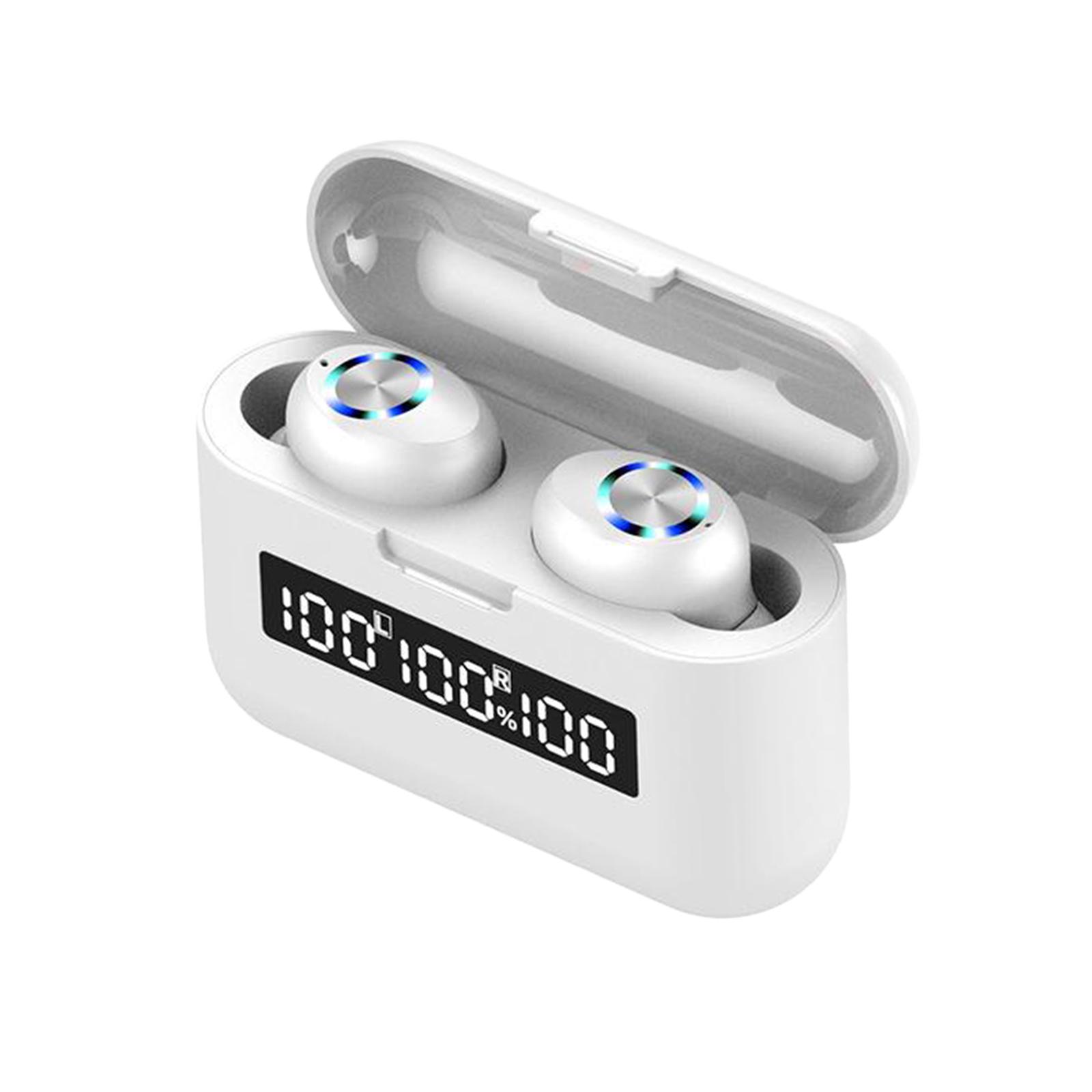 Compact Ture Wireless in-Ear Stereo Bluetooth 5.0 TWS Earphones Headphone Waterproof with Mic Handsfree w/ Charging Case