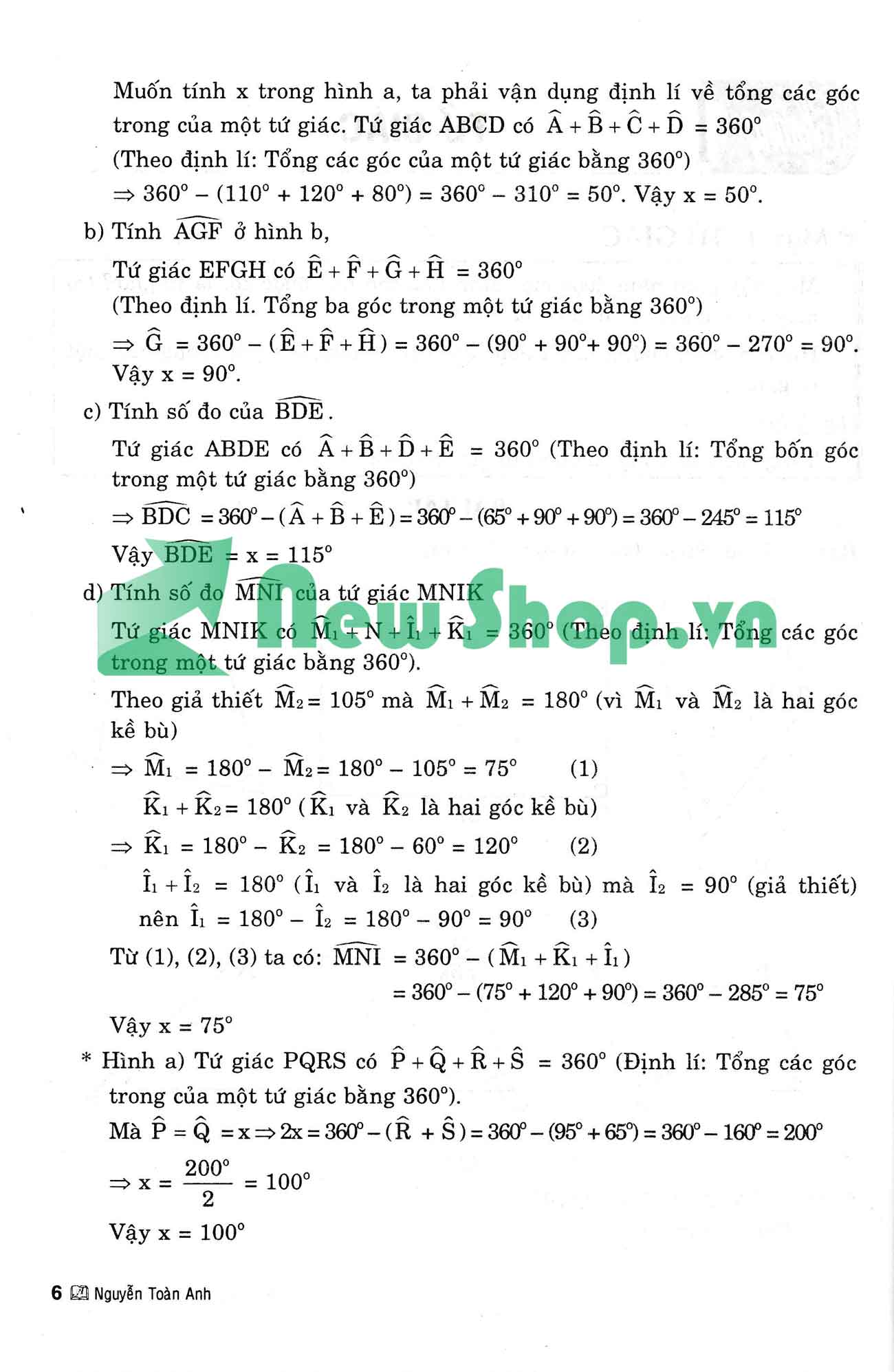 Phương Pháp Tư Duy Tìm Cách Giải Toán Hình Học 8 (Tái Bản)