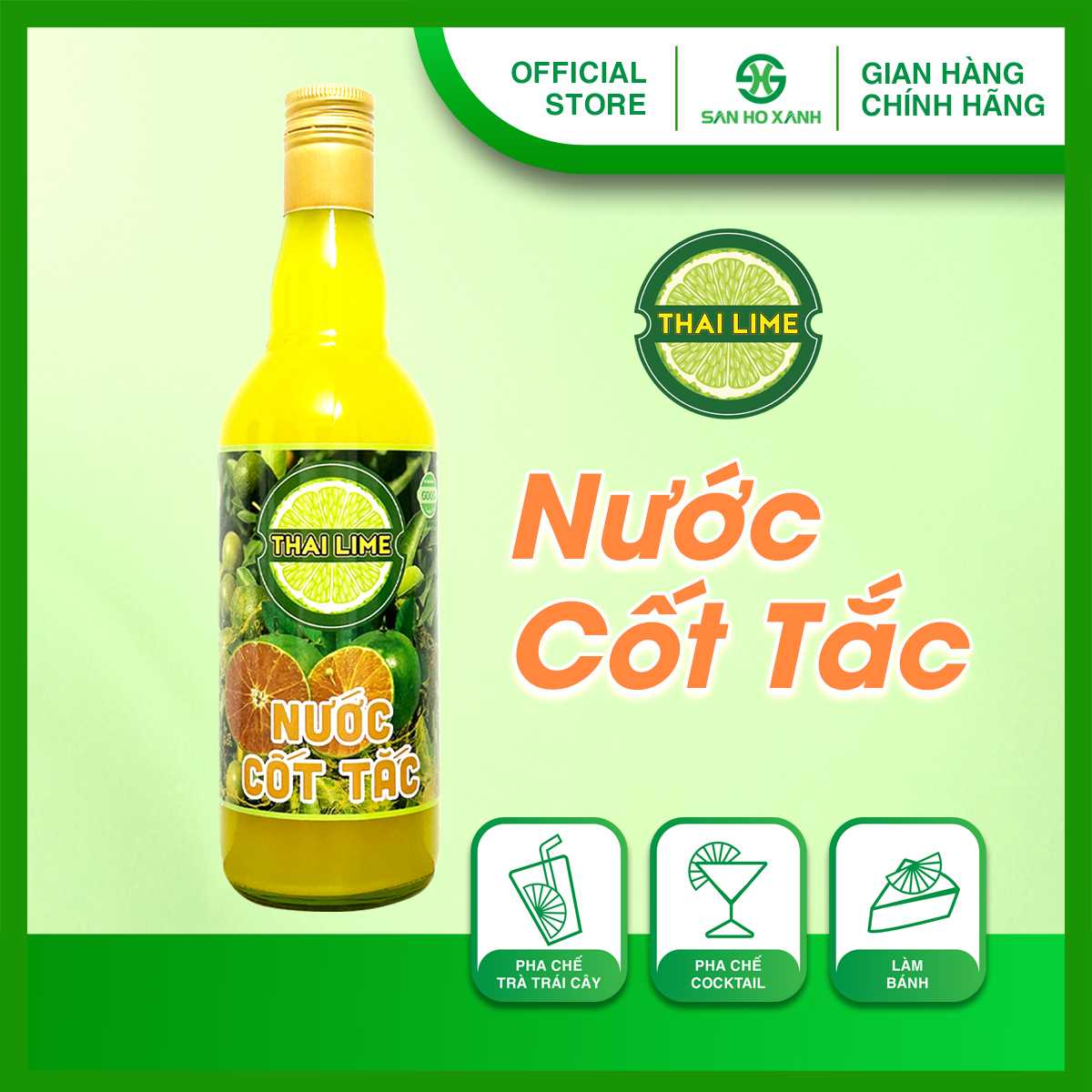 Nước Cốt Tắc Thai Lime 500ml