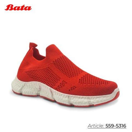 Giày sneaker nữ màu đỏ Thương hiệu Bata 559-5216