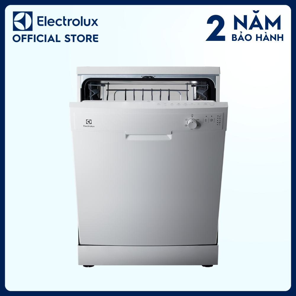 [Miễn phí giao hàng toàn quốc] Máy rửa bát đứng độc lập Electrolux ESF5206LOW 60cm cho 13 bộ chén dĩa, sấy khô hơn đến 3 lần, tiết kiệm điện và nước [Hàng chính hãng]