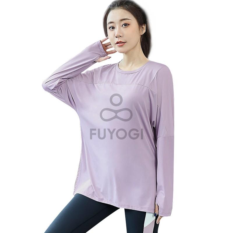 Áo Thun Thể Thao Dài Tay Mau Khô Cho Nữ 100kg