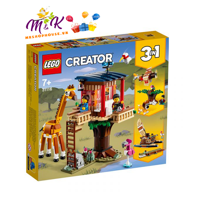 LEGO CREATOR Nhà Cây Safari 31116