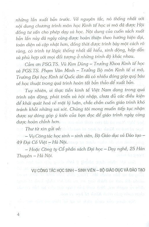 Kinh Tế Học Vi Mô - Giáo Trình Dùng Trong Các Trường Đại Học, Cao Đẳng Khối Kinh Tế