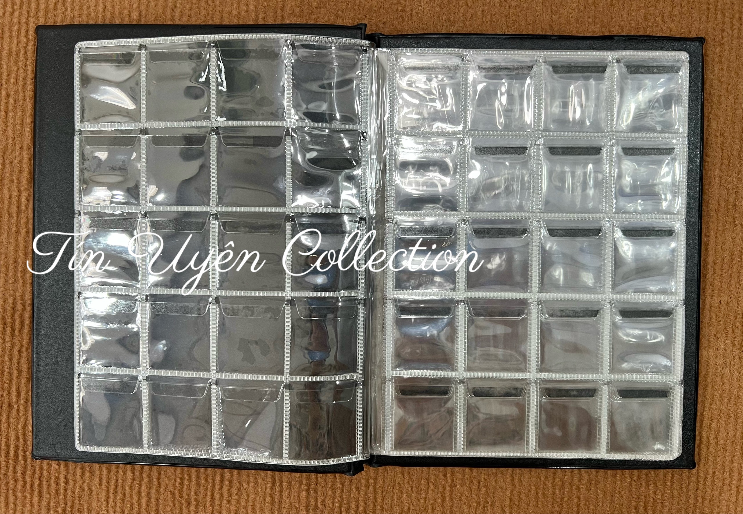 Album Đựng Xu 200 Ô kích thước nhỏ 3.5 x 3.5 cm mỗi ô